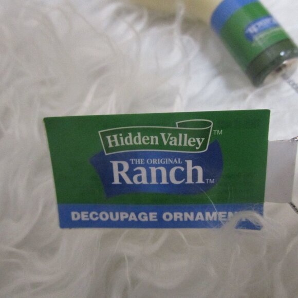 Original Hidden Valley Ranch Dressing Licensed Christmas Ornament NWT - Picture 2 of 5